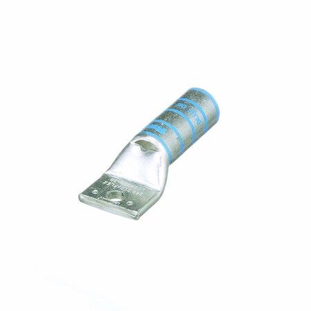 Panduit One-Hole Compression Lug, Long Barrel, Copper, Blue LCBX350-38-6